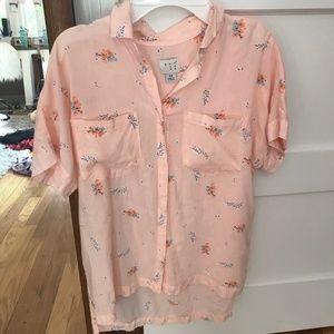 Extra Small Pink Button Down - Women's